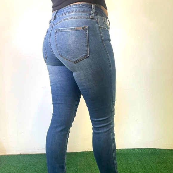 Women's skinny distressed blue jeans various sizes - Picture 3 of 5